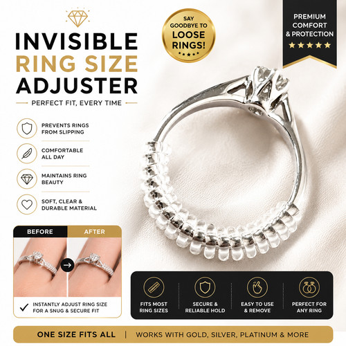 Invisible ring size adjuster - size,