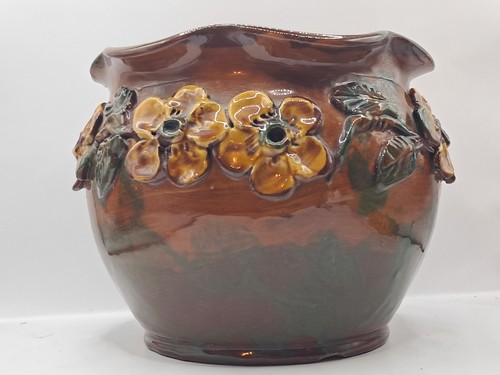 Large longpark pottery flower - longpark,