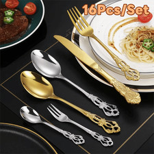 16Pcs Vintage Cutlery Sets