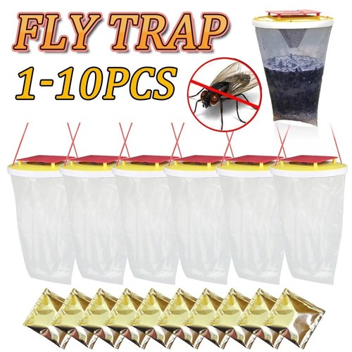 Red top fly trap - red,