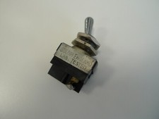 Bulgin Switch SM 259 PD Lab Tested 3A 250VAC Chrome Toggle SPST