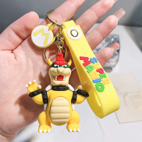 Bowser keychain with - bowser,