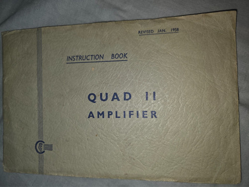 Quad amplifier instruction - quad,
