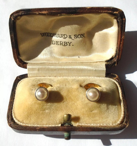 Victorian 9ct gold - pearl, dress