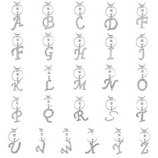 Rhinestone Alphabet Initial