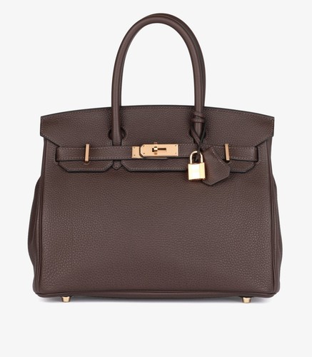 Hermès chocolat togo leather - chocolat,