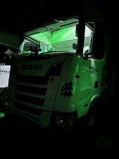 Scania interior GREEN LED headlining+locker upgrade  KIT Next Gen +R S Series V8