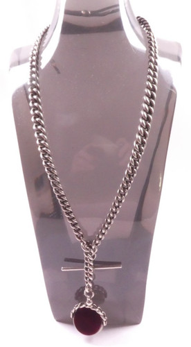 Antique albert chain double - albert,