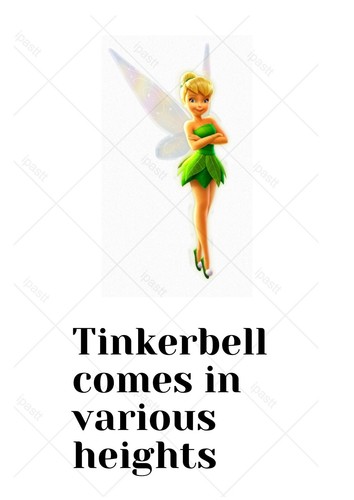 Pre cut tinkerbell - pre, pan