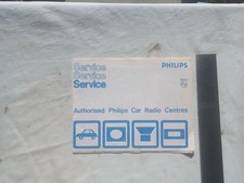 XE XF Ford Falcon Fairmont Phillips Car Radio Service Centres Pamphlet