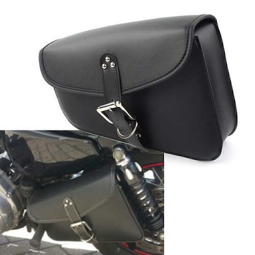 Left side leather saddlebag - left,