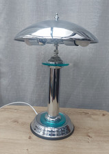 Vintage Table Lamp Mushroom Style Chrome Touch Table Lamp