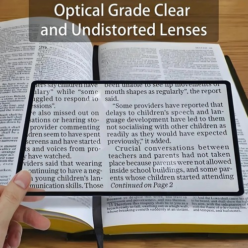 Book magnifier for - magnifier, reading