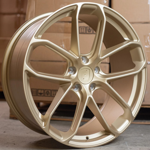 Matt gold alloy wheels - matt,