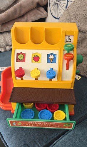 Vintage fisher price cash - vintage,