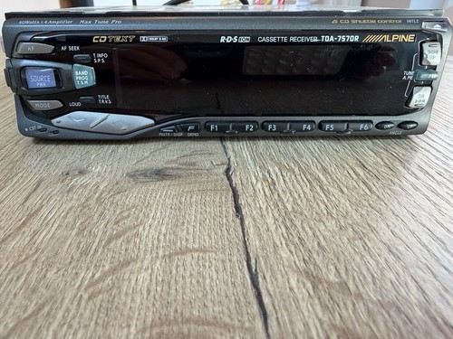 Vintage alpine tda 7570r - vintage,