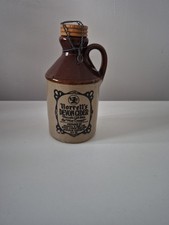 Horrell's Devon Cider vintage stoneware flagon brown empty