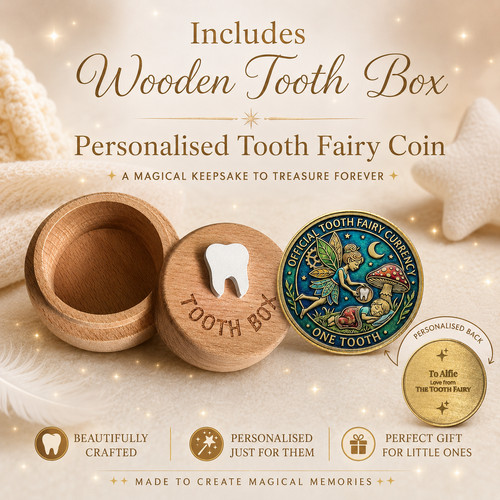 Personalised tooth fairy coin - personalised,