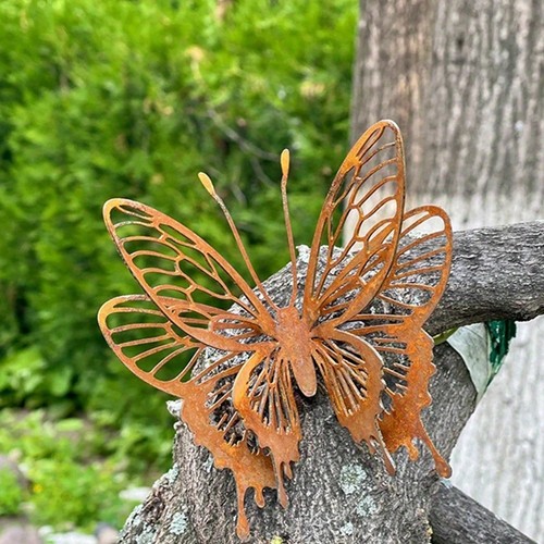 Rustic metal butterfly - 1,