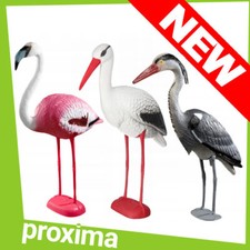 Garden Ornament Home Decor Gift HERON STORK FLAMINGO BIRD Figure Figurine Statue