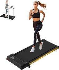 Electric Under Desk Walking Pad Treadmill Running Machine Remote Control Home