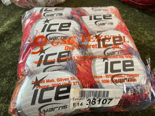 Ice yarns red purple - ice,