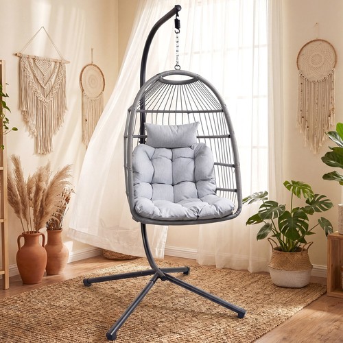 Hanging egg chair - hanging, stand