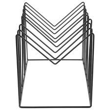  Desktop Shelves Bookshelf Storage Rack Iron Floor Standing Bookcase