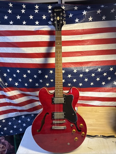 Epiphone dot cherry - epiphone, red