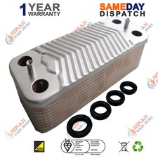 Viessmann 100-W WB1B 30 35kW Boiler Plate Heat Exchanger ( 20 Plates ) 7828746