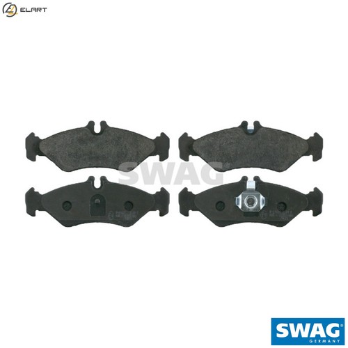 Brake pad set - pad,