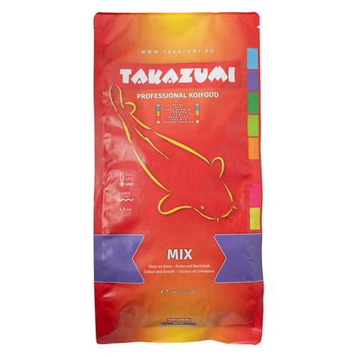 Takazumi mix koi fish - koi, pellet