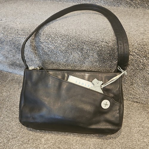 Radley black leather vintage - black,
