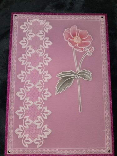 Handmade parchment card - handmade,
