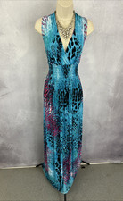 Seven Star Dress UK 10 Blue V