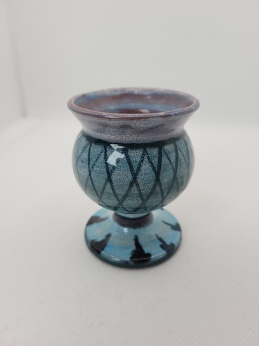 Tain pottery egg cup scotland - pottery,
