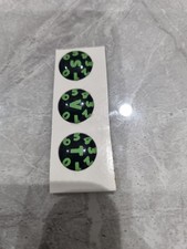 3x Delkim Plus Dome Sticker Label Set Replacement for TXI  EV  STD  RX GREEN 