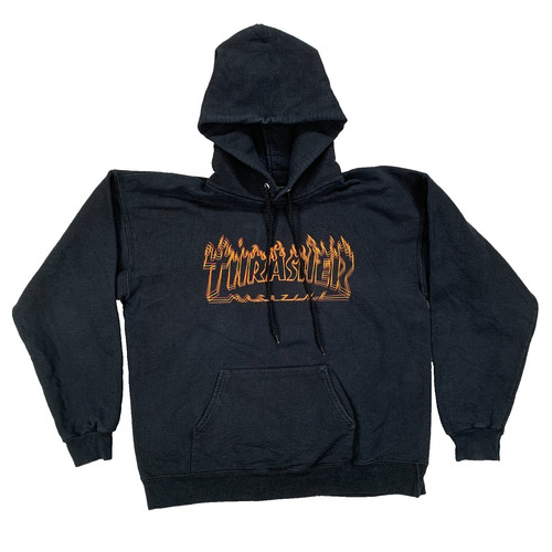 Thrasher black flame - black,