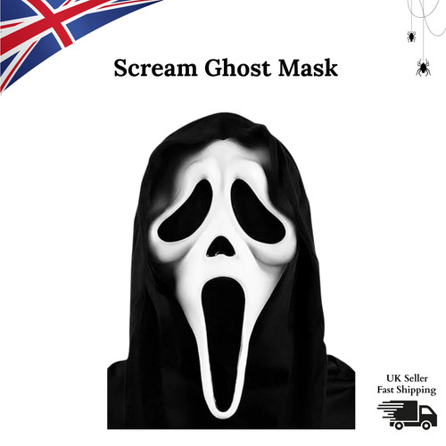 Scream ghost mask with - ghost,