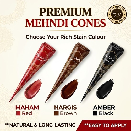 Premium henna cones tubes - premium,