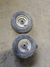 11 4.00 5 honda 1011 ht-r 3009 front wheels tyres pair two ride on lawn mower