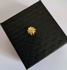 Lovely PANDORA Textured Sun Mini Charm 14k gold plating