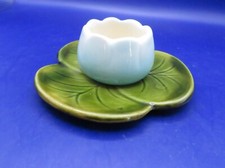 EGGCUP  Vintage Water Lily ceramic made by Sylvan