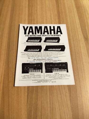 1979 yamaha keyboards cs5 - yamaha, cs10