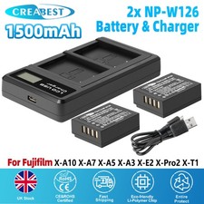 2x NP-W126 Battery & Dual