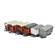 Rake of 6x Wagons Triang Hornby OO Gauge Model Railway Rolling Stock Unboxed 