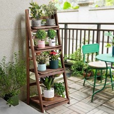 Wooden Foldable Plant Stand