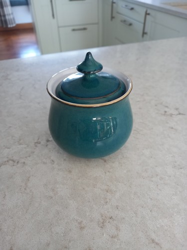 Denby greenwich lidded - greenwich, sugar