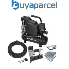 Sealey SAC0620AKIT Air Compressor/Air Nail/Staple Gun Kit 