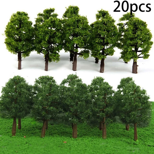 20x scale model trees - "20x, ho/oo
